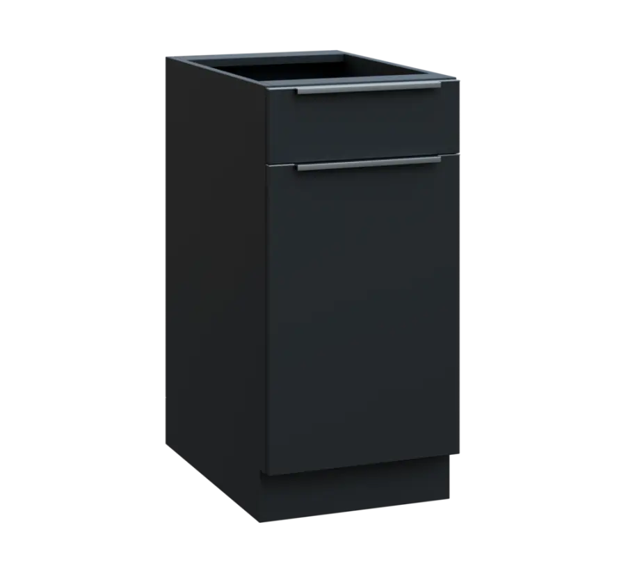 SIS - 4DZ spodní skříňka, 1-dveřová, 1-zásuvková, pravá, 870x400x600, antracit